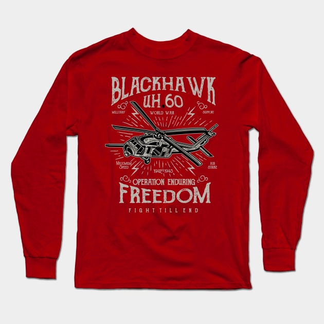 BlackHawk Long Sleeve T-Shirt by PaunLiviu